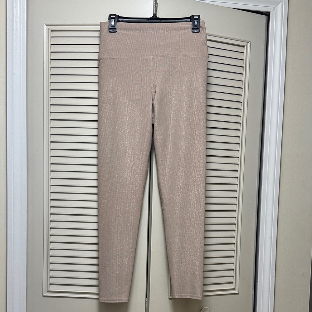 Beach Riot Nude Shimmer High-Waist Leggings